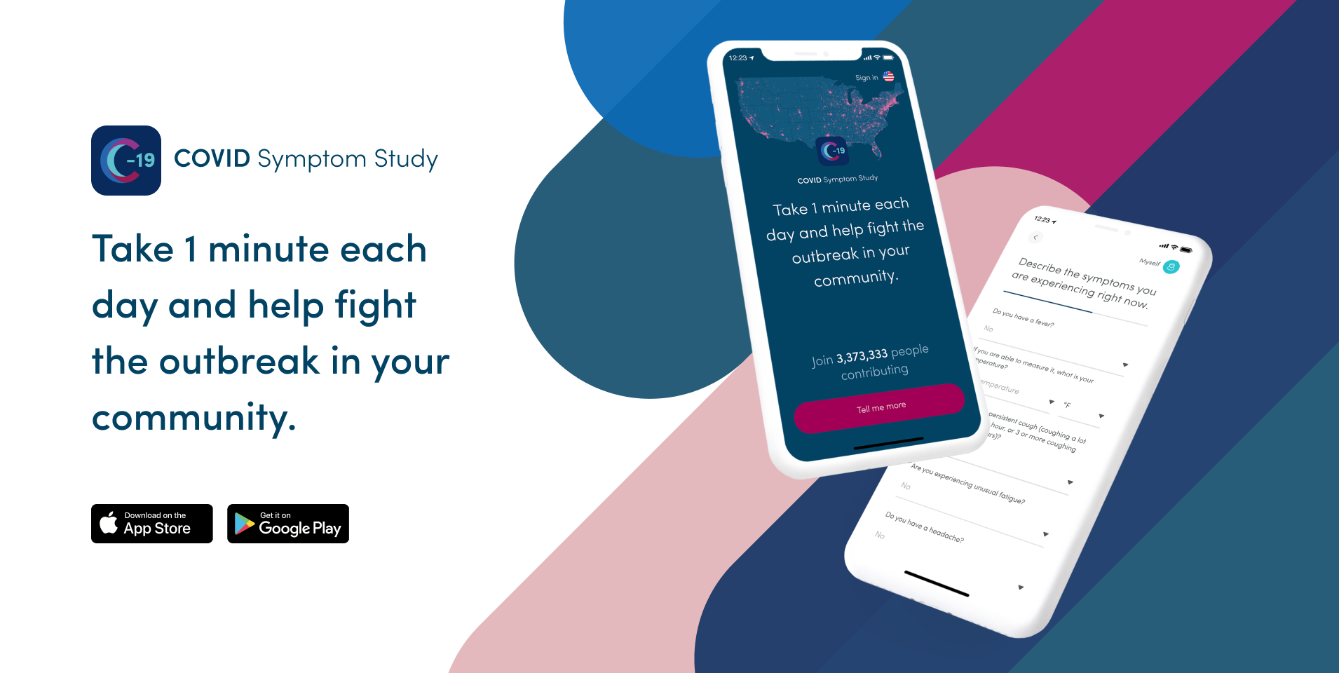 The COVID Symptom Study app is the largest community monitoring of COVID in the world.