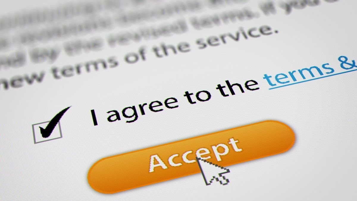 Research demonstrates that most users don’t read terms of service and might not understand them even if they did.